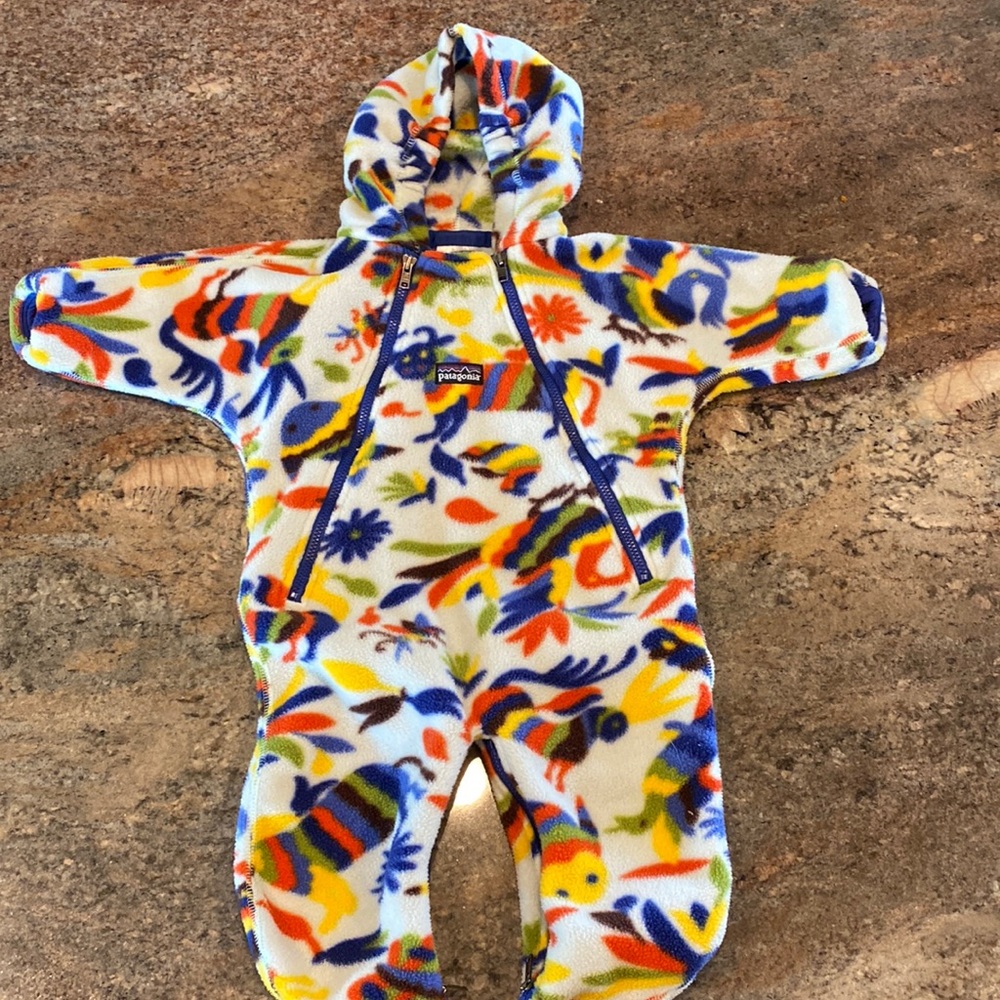 RESERVED Patagonia fleece bunting 3 months